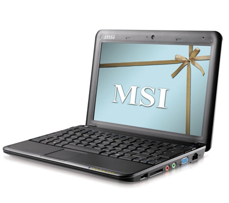 MSI Wind Netbook (schwarz)